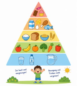 Ernährungspyramide für Kinder